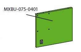 Ізоляція правої сторони котла TXN150 - MXBU-075-0401-RAL6018